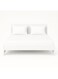 Linen Klub 2-Piece Deyarco Single Size Sheet Set Cotton Blend White 200x120cm