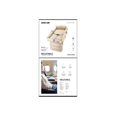 Inflatable Toddler Travel Bed with Safety Belts &ndash; Portable, Comfortable, and Secure for Kids