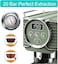 EXPRESSO Art Espresso Coffee Machine EM3203A - 20 Bar, Digital Display, Steam Wand, 1.8L Water Tank, German Quality, 220-240V, Home Caf&eacute; (Green)