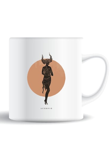 Premium Quality Two Sided Printed Coffee Mug Tea Cup Scorpio For Home Office, Kids Men Women