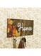 eCraftIndia Home Theme Wooden Key Holder with 7 Hooks, Brown, Pack of 1