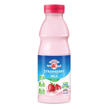 Safa Strawberry Flavoured Low Fat Milk, 500ml
