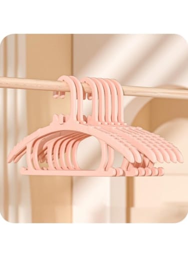 30 Pieces Baby Clothes Hangers, Toddlers Kids Clothes Hangers Velvet Kids Toddlers Coat Hangers Pink