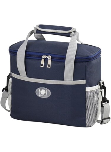 NALACAL Insulated Lunch Bag for Women, Men, and Kids - Portable Waterproof Lunch Tote with Large Capacity, Easy to Clean, Ideal for Work, School, Picnic, and Travel (Blue)