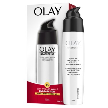 OlayRegenerist Regenerating Face Lotion with Sunscreen SPF 15 Broad Spectrum, No Scent, 2.5 fl oz