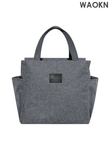 Lunch Bag Lunch Box Bag for Men Women ,Large capacity storage lunch bag,Insulated lunch bag, suitable for Wide Open Food Bag for Picnic Work School Outdoor ,unisex,Waterproof, stain resistant, easy to clean(Grey).