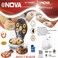 NOVA Electric Donut Maker NT-185DMT   7 Mini Doughnuts in Minutes   800-1000W Non-Stick Donut Machine with Cool-Touch Housing, Indicator Lights &amp; Easy Clean Plates &ndash;Homemade Snacks &amp; Desserts