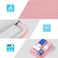 Lacdo 360&deg; Protective Laptop Sleeve Case for 13 inch New MacBook Air M4 A3240 2025 M3 A3113, M2 A2681, M1 A2337  13" MacBook Pro M2 M1 A2338 A2251  13" iPad Pro M5 iPad Air M3 Computer Bag,Peach
