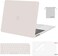 MOSISO Compatible with MacBook Air 13 inch Case 2022, 2021-2018 Release A2337 M1 A2179 A1932, Plastic Hard Shell&amp;Keyboard Cover&amp;Screen Film&amp;Storage Bag for MacBook Air 13.3 inch Case, Rock Gray

