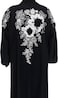 Velvet Aura Women&rsquo;s Abaya Size 56, Embroidered Maxi Dress with Hijab, Long Sleeve Modest Muslim Wear for Eid &amp; Everyday Use