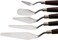 CRAFT MAGIC 5-Piece Palette Knife Set &ndash; Stainless Steel Painting Knives for Acrylic &amp; Oil Paint, Mixing, Spreading and Art Scraping with Wooden Handles