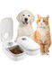 Joyzzz Automatic Cat Feeder, Double Meal Pet Feeder Can Place Ice Packs, Dry and Wet Food Dispenser for Cats, 48 Hour Timed Smart Pet Feeder for Cats, Small Dogs, Puppies, Kittens, Rabbits