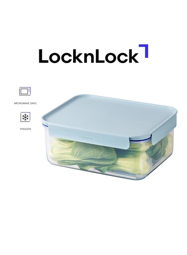 Classic Plus Rectangle Food Container &acirc;&euro;&ldquo; 2.75L Mint, 4-Side Locking, Stackable &amp; Leakproof