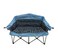Portable Folding Double Camping Chair with Cup Holder Carry Bag Blue
