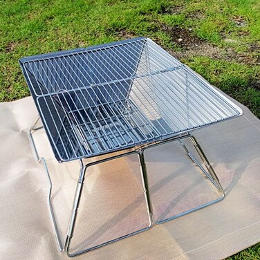 Portable Camping BBQ Charcoal Grill Stove Folding Fire Grill Stove with Carry Bag