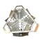Portable Folding Fire Pit BBQ Grill Stove with Carry Bag