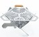 Portable Folding Fire Pit BBQ Grill Stove with Carry Bag