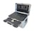 Portable Foldable Camping Table Multi Storage Box 50L with One Side Table