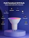 Lepro BG1 AI Smart Bulbs GU10, 400lm 4.5W Spotlight Bulb Dimmable, RGB 2700K-5700K, 50W Halogen Equivalent, Personalized AI Lighting Designer, Voice Control Music Sync, Bluetooth &amp; WiFi Bulb, 4 Packs