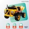 Lovely Baby Powered Ride on Jeep LB 797E for Kids, Manuel Car with EVA Wheels - Green