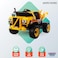 Lovely Baby Powered Ride on Jeep LB 797E for Kids, Manuel Car with EVA Wheels - Green