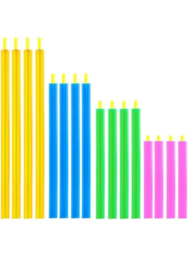 Bag Sealer Sticks, 16 PCS Reusable Bag Clips Chip Clips, Bag Sealer Sealing Clips Sticks (Medium)