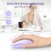 TECKNET Wireless Mouse, 2.4G Quiet Computer Mouse with USB Receiver, 4 Buttons Portable Cordless Mice for Chromebook, Laptop, PC, Mac, 800/1200/1600 DPI - Lavender Purple