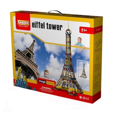 Engino Eiffel Tower Mega Structures Brand For Unisex - Multi Color