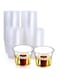 100 Disposable Bomber Cups - Durable Plastic Jager Bomb Shot Glasses, Reusable Shot Cups for Weddings, Thanksgiving, Halloween, Christmas Parties