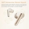 QCY MeloBuds Pro Adaptive Noise Cancelling Wireless Earbuds, 46 dB Smart ANC Reduce Noise by Up to 99%, LDAC Hi-Res Sound Bluetooth Earphones, Personalized Spatial Audio, AI Clear Voice, 34H Playtime