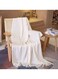 Throw Blanket with Tassel