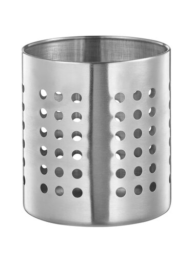 BS Case Ikeaa Stainless Steel Cutlery Organizer and Utensil Holder, 13.5 cm Height, For Kitchen Worktop