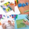 CRAFT MAGIC 4pcs Craft Foam Block   10x10x1inch   Rectangle Polystyrene Foam   Thermocol   Styrofoam   for Art Sculpting   Flower Arrangements   Modeling   DIY Arts and Crafts   School Office Home