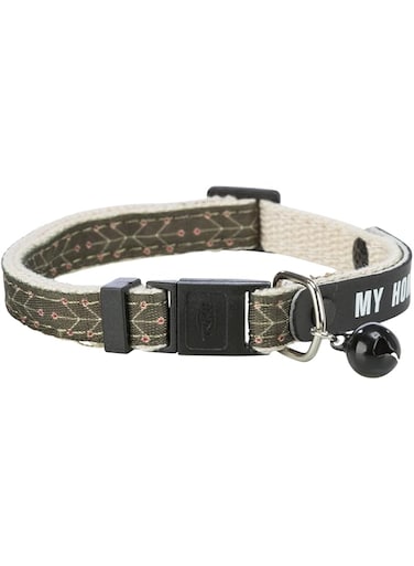 My Prince Trixie Cat Collar with Ornament Address Tag - GREEN