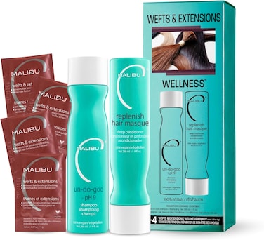 Malibu C Wefts &amp; Extensions Wellness Collection