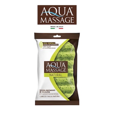 Aqua Massage Active Bath Sponge &ndash; Eco-Friendly Cellulose Sponge for All Skin Types