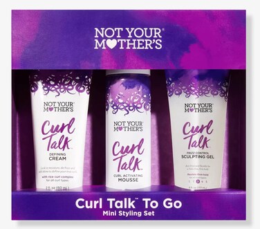 Not Your Mother's Not Your Mothers Curl Talk To Go Mini Styling Set. Defining Cream And Curl Activating Mousse.