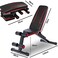 ULTIMAX Adjustable Foldable Weight Bench &ndash; Versatile Utility Workout Bench for Home &amp; Gym Fitness