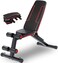 ULTIMAX Adjustable Foldable Weight Bench &ndash; Versatile Utility Workout Bench for Home &amp; Gym Fitness