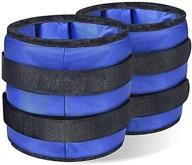 ULTIMAX Adjustable Ankle Weights &ndash; Breathable Fitness Weights (3KG x 2) for Workouts, Running &amp; Strength Training