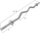 ULTIMAX Curved Chrome Steel Curl Bar &ndash; Threaded Weightlifting Bar with Collars for Biceps &amp; Triceps Workouts