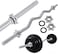 ULTIMAX Curved Chrome Steel Curl Bar &ndash; Threaded Weightlifting Bar with Collars for Biceps &amp; Triceps Workouts