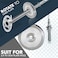 ULTIMAX 150cm Straight Barbell Weight Bar &ndash; Heavy-Duty Weightlifting Bar for Strength Training &amp; Home Gym