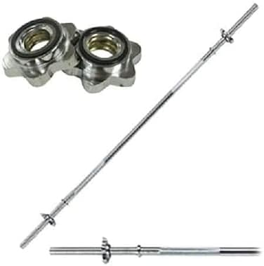 ULTIMAX 150cm Straight Barbell Weight Bar &ndash; Heavy-Duty Weightlifting Bar for Strength Training &amp; Home Gym