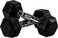 ULTIMAX Rubber Encased Dumbbell Set &ndash; Pair of 3KG Each (6KG Total) for Strength Training &amp; Home Gym