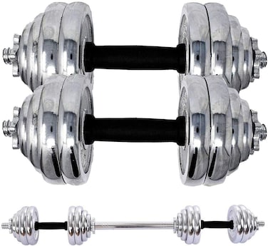 ULTIMAX 20KG Dumbbell Weights &ndash; Adjustable Free Weights for Strength Training &amp; Home Gym Workouts