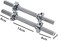 ULTIMAX Adjustable Chrome-Plated Threaded Dumbbell Rods &ndash; Durable Weightlifting Bars for Strength Training