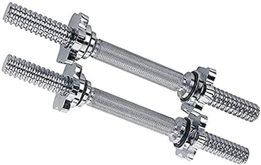 ULTIMAX Adjustable Chrome-Plated Threaded Dumbbell Rods &ndash; Durable Weightlifting Bars for Strength Training