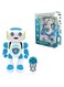 LEXIBOOK ROB20AR Powerman Jr. Smart Interactive Reads (Language Arabic) in The Mind Toy for Kids Dancing Plays Music Animal Quiz STEM Programmable Remote Control Boy Robot Junior Green/Blue