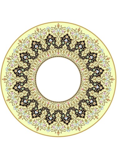 Real Art Wall Hanging Plate 10" - 1 pc Arabic Design Gift Packing